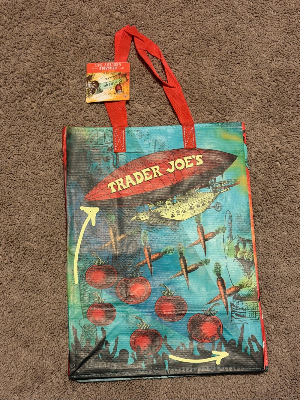 Trader Joe’s mystery bag Ohio state Reusable Grocery Tote Bag